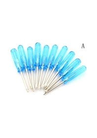 Resim 10 Adet Küçük Tornavida 2.0 Mm Sökme Aracı Cep Telefonu Tornavida Oluklu Tornavida Tamir Araçları 8678 