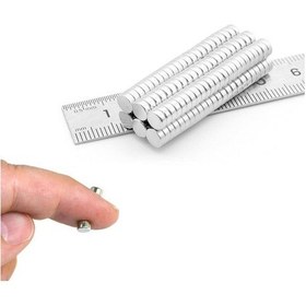 Resim Ø8x2 Mm Neodyum Yuvarlak Disk Magnet 30 Adet 