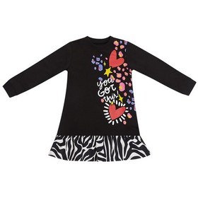 Resim Denokids Mshb&g Zebra Kalpli Kız Çocuk Elbise Renkli Çok Renkli 