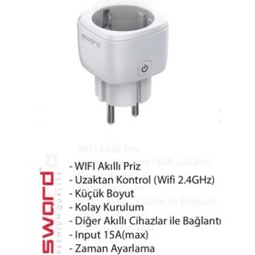 Resim Sword Wifi Akıllı Priz SW-SP8010 