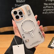 Resim İPhone 16 15 14 13 12 11 Pro Max 16Plus için Lüks Mat Manyetik Epoksi Telefon Kılıfı, Manyetik Kablosuz Şarj Koruyucu Arka Kapak Darbeye Dayanıklı 
