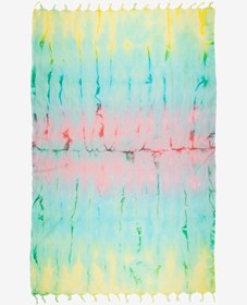 Resim Gökkuşağı Batik Boyama Peştemal Pastel - Pastel / 90x170 