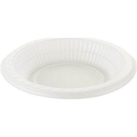 Resim Plastik Tabak 13 Cm Kullan At Tabak 1 Paket 100 Adet 13.5 Cm 