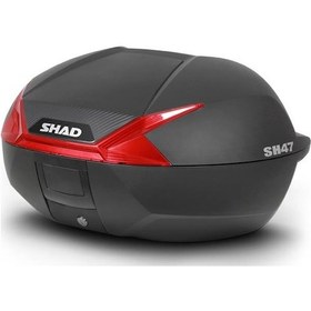 Resim Shad Sh-47 Motosiklet Arka Çanta Red Ref 