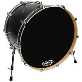 Resim Evans Resonant Black 22 inch - B12G1RD Bas Davul Ön Derisi 