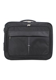 Resim 17.3" Siyah Çelik Kasalı Laptop Evrak Notebook Bilgisayar Çantası 