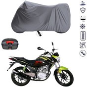 Resim FALCON LİON 150 Arka Çanta Uyumlu Motosiklet Branda Su Geçirmez Motor Branda 