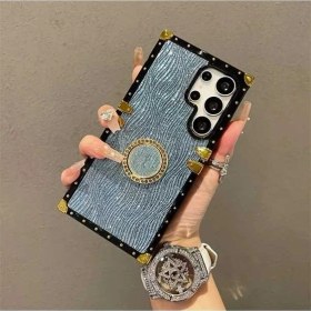 Resim Trendooze Parlak Mavi S25u Halka Kılıfı S24/s23u Koruma 