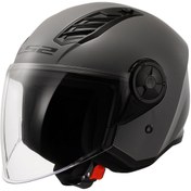 Resim LS2 Aırflow Nardo Motosiklet Açık Gri Kask 