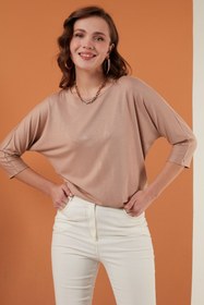 Resim Lela Bisiklet Yaka Truvakar Kol Bluz Bluz 5861416y 
