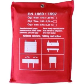 Resim Bilgeden Yangın Battaniyesi 100 x 100 cm 