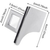 Resim Otomatik Güven Kemer Kilidi Alarm Engelleyici Metal Universal Araç İç Parçası Siyah 