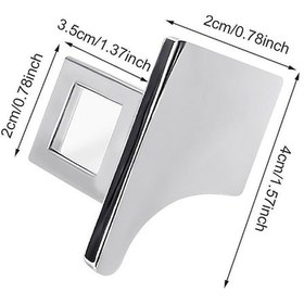 Resim Otomatik Güven Kemer Kilidi Alarm Engelleyici Metal Universal Araç İç Parçası Siyah 