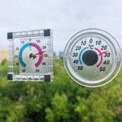 Resim 1/2 Adet Kendinden Yapışkanlı Termometre Higrometre, Yüksek Doğruluk 0.1°C, Plastik, Şarj Edilmemiş, Ofis, Kamp, İç/Dış Mekan, Pencere, Duvar, Sera, Bahçe, Ev - Mevsimlik/Ambiyans Sıcaklık Monitörü 