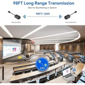 Resim Uray Home Edup HDMI Kablosuz Bağlantı Kiti Eş Zamanlı Görüntü Aktarımı Transmitter EH-WD9905 