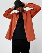 Resim Kadife Gömlek Kışlık Fitilli Klasik Yaka Düğmeli 