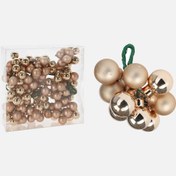 Resim Yılbaşı Ağacı Topu 10'lu Altın 2 cm 