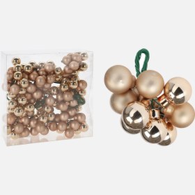 Resim Yılbaşı Ağacı Topu 10'lu Altın 2 cm 