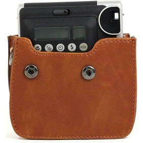 Resim Instax Neo 90 Kahverengi Askılı Deri Çanta 