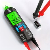 Resim Yanmaz Tam Otomatik Akıllı Dijital Multimetre, Şarj Edilebilir Elektrik Voltmetre Ohm Ölçer Test Cihazı, Akıllı Temassız Hızlı Doğru DC AC Diyot Gerilimi, Akım, Direnç, Süreklilik, Sıcaklık ve Canlı Kablolar Kontrolü 