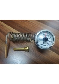 Resim 350 Derece Fırın Termometresi Pakkens Kontaklı 2mt Sipiralli 