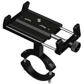 Resim Tw Alüminyum Bisiklet Motosiklet Gidon Telefon Tutucu Siyah 