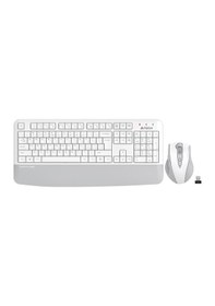 Resim A4tech Fg2500s Plus Kablosuz Q Trk Beyaz Klavye - Mouse Set 