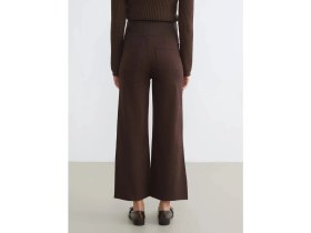 Resim LC Waikiki Kahverengi Karın Panelli Straight Fit Hamile Jean Pantolon 