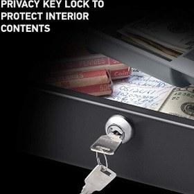 Resim Mühlen Cash Box CB300 Fonksiyonel Taşınabilir Anahtarlı Para Çekmecesi 