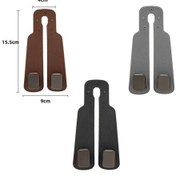 Resim Fortunelane Araç Ön Yeri 2 Kanca Tutucu - Yumuşak Silikon, Gizli Depolama, Gri Renkli Diğer 