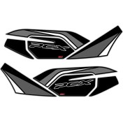 Resim GP Kompozit Honda PCX 125 2021-2024 Uyumlu Yan Alt Ayak Pad Gri 