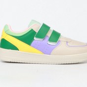Resim Hammer Jack Bağcıklı Günlük Sneaker Bej-Yeşil Kadın Spor Ayakkabı 