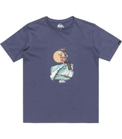 Resim Quiksilver Neverending Surf Youth Erkek Çocuk Mavi Tişört 