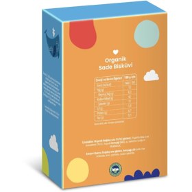 Resim NW NessiWorld Organik Sade Bisküvi 50gr 