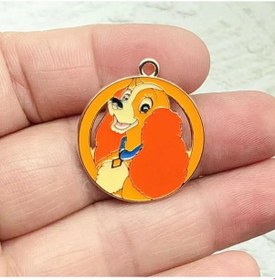 Resim Mınıso 10 Adet Anime Köpek Charm Takı - Dıy Kolye Bilezik Aksesuarı, Altın Kaplama Metal Titanyum Kaplama 