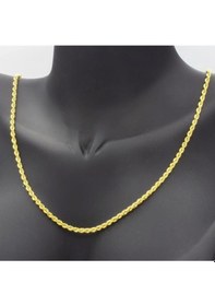 Resim 2mm Halat Zincir Kolye Yaldız 