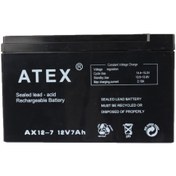 Resim ATEX Akü 12 V 7amp. Bakımsız Kuru Tip Kepenk Güç Kaynağı Alarm Araba Güç Kaynağı Ups Akü Aynı Gün Bedava 