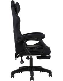 Resim Fashcolle Dynamic Black Masajlı Oyuncu Koltuğu 