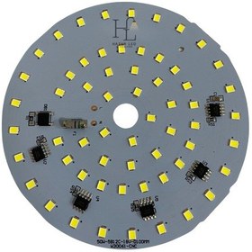 Resim 220 Volt 50 Watt Smd 2835 Ledli Hazır Projektör Ledi Beyaz Yuvarlak Pcb Avize Ledi 