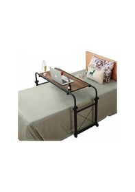 Resim Sekizincicaddedizayn Genişlik Ve Yükseklik Ayarlı Çalışma Masası - Ceviz (Tekerli) Ceviz 