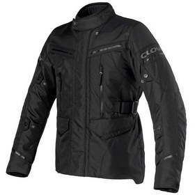 Resim Clover Storm-4 Wp Korumalı Kadın Motosiklet Montu Siyah 