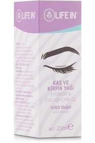 Resim Life In Kaşlar Ve Kirpikler Bakım Yağı 20 Ml 