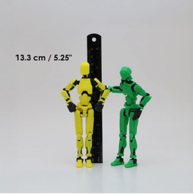 Resim Flexilab Creative Eklemli Renkli Aksiyon Figürü - 13.3 cm - Stop Motion, Oyun İçin Pozlanabilir Oyuncak Stant Hediye 