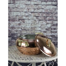 Resim Sonay Bakırcılık El Dövmesi Bakır Güveç Tencere No:1 