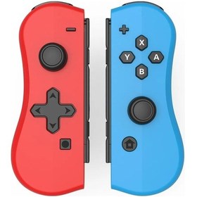 Resim Kırmızı Mavi-joy Pad Anahtar Denetleyicisi Joy Cons L/r Uyandırma/ekranlar Bt Kablosuz İle Switch Nintendo İçin Uyumlu 