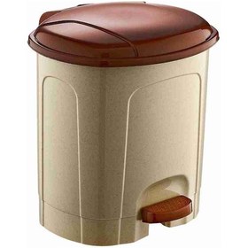 Resim Poly Time Pedallı Basmalı 12 Litre Çöp Kovası Kutusu / 34X27X27 C 