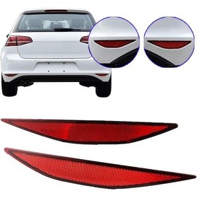 Resim Dianziye Golf Mk7 2013-2017 Arka Tampon Reflektörü Kırmızı Lensli Sağ-sol Abspart No:5gg945106/5gg945105 