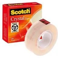 Resim 3M Scotch 600 Kristal Bant 19 mm x 33 m 