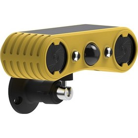 Resim Symbee Güneş Enerjili Hayvan Kovucu, Ultrasonik Ve Işık Alarmı, Kızılötesi Algılama, 4 Mod, Sarı Renk, Ayaklı Montaj N911w 