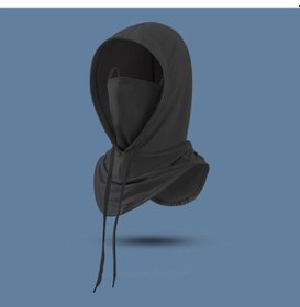 Resim Yeni Soğutma Uv Koruma Hood Nefes Tam Baş Maskesi Yüz Kapatma Erkekler Kadınlar Için Bisiklet Motosiklet Balıkçılık Siyah 
